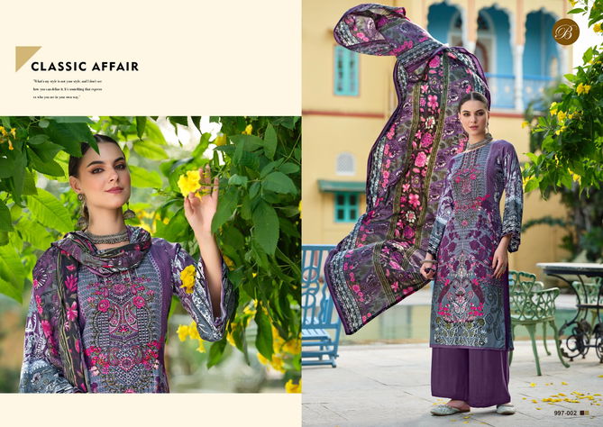 Riwayat Vol 8 By Belliza Viscose Rayon Printed Dress Material Wholesale Online